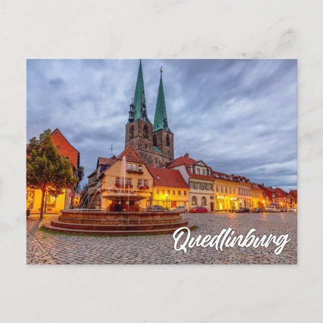 Quedlinburg, Tyskland Vykort (Framsida)