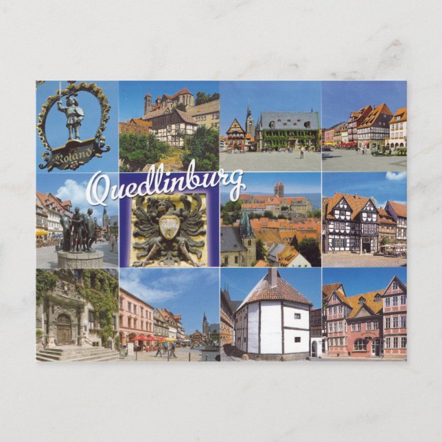 Quedlinburg - vykort (Framsida)