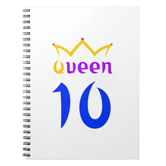 Queen 10 anteckningsbok (Framsidan)