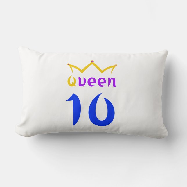Queen 10 lumbarkudde (Framsida)