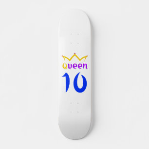 Queen 10 mini skateboard bräda 18,5 cm