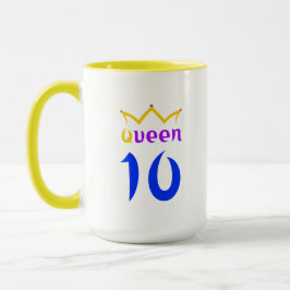 Queen 10 mugg