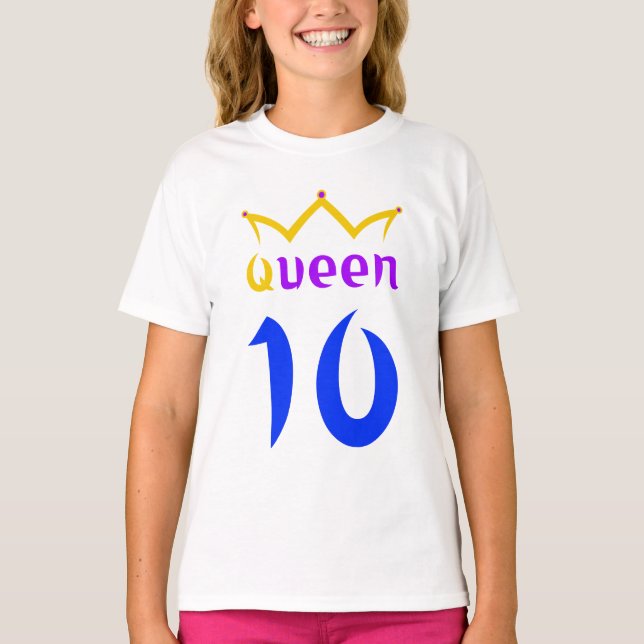 Queen 10 t shirt (Framsida)