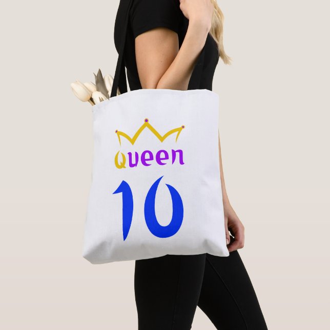 Queen 10 tygkasse (Närbild)