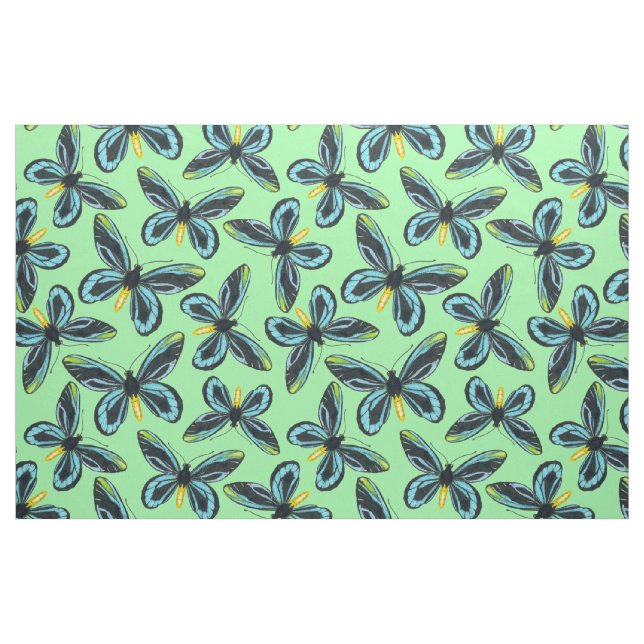 Queen Alexandra's birdwing butterfly mönster Tyg (Fat Quarter)