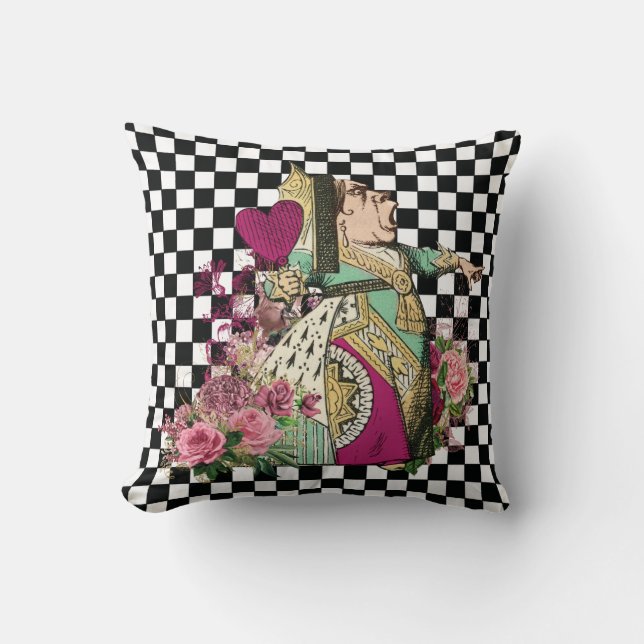 Queen Alice i Wonderland Elegant Kudde (Framsida)