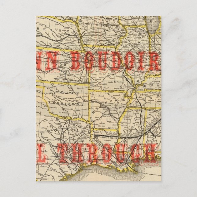 Queen and Crescent Route 2 Vykort (Framsida)