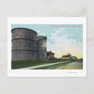Queen Anne Backe Vatten Reservoirs Scene Vykort