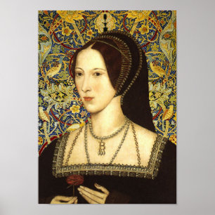 Queen Anne Boleyn Porträtt Poster
