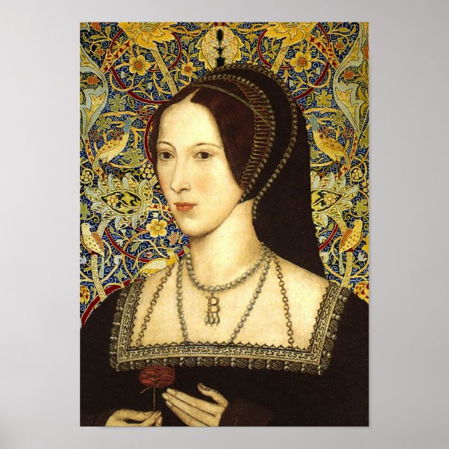 Queen Anne Boleyn Porträtt Poster (Framsidan)