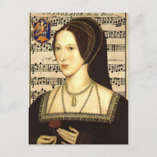Queen Anne Boleyn - Porträtt vykort