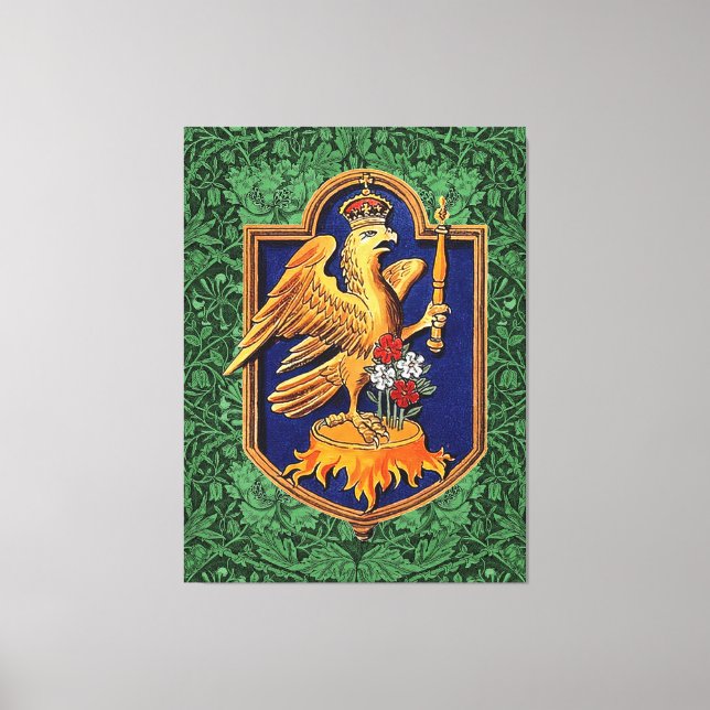 Queen Anne Boleyn Royal Falcon Badge Canvastryck (Framsida)