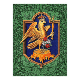 Queen Anne Boleyn Royal Falcon Badge Fototryck