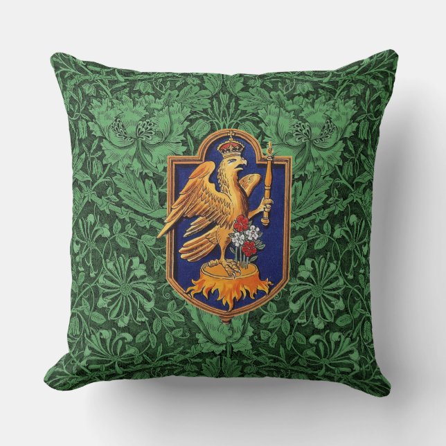 Queen Anne Boleyn Royal Falcon Badge Kudde (Framsida)