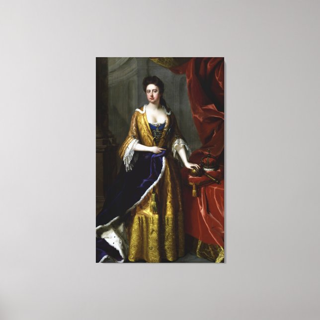 Queen Anne från Underbara Storbritannien och Irlan Canvastryck (Framsida)