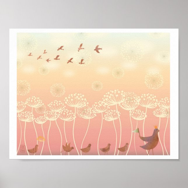 Queen Anne's School Day Illustration Poster (Framsidan)