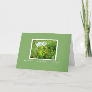 Queen Anne's Snöre & Cow Parsnip Card på Grönten Kort