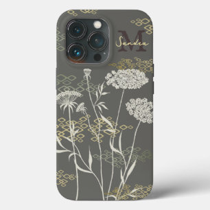 Queen Anne's Snöre Mörk iPhone / iPad case
