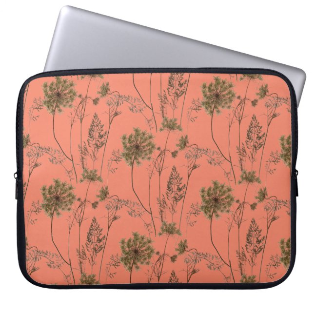 Queen Anne's Snöre vid Laptop sleeve (Salmon) (Framsidan)
