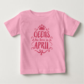 Queen är född i april t shirt