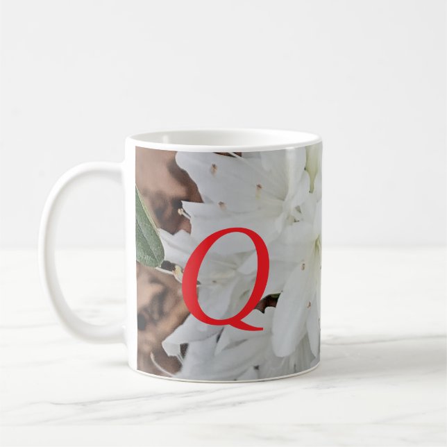 Queen ArborCrosse Initial Mug, "Q" Kaffemugg (Vänster)