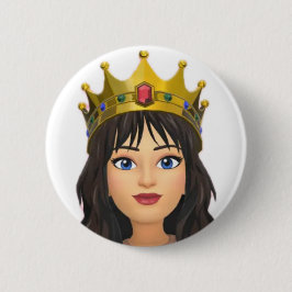 Queen Badge Knapp
