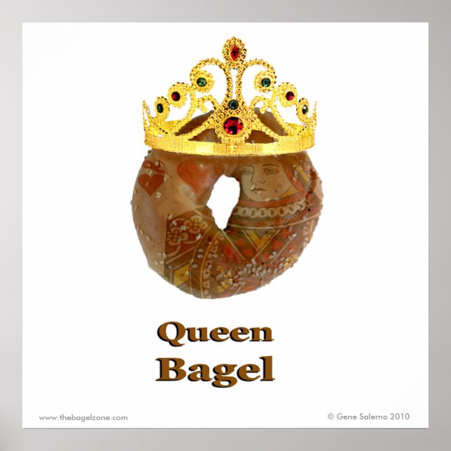 Queen Bagel Poster (Framsidan)