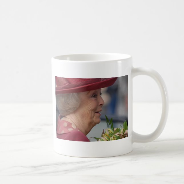 Queen Beatrix of the Netherlands Kaffemugg (Höger)