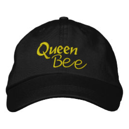 Queen Bee 2 - större sallat Broderad Keps