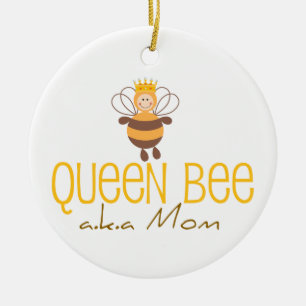 Queen Bee AKA Mamma Julgransprydnad Keramik