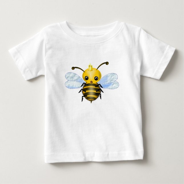 Queen Bee Baby T-Shirt (Framsida)