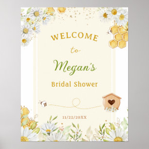 Queen Bee Bumblebee Bride to Bee Möhippa Poster