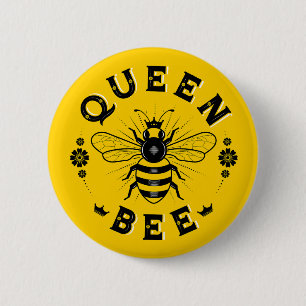 Queen Bee/Button Pin Knapp