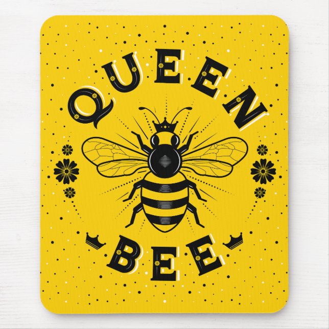 Queen Bee Computer Mousepad Musmatta (Framsidan)