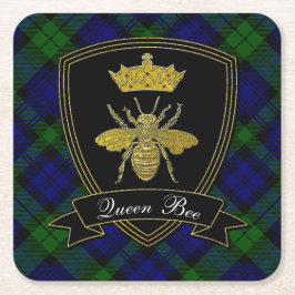 Queen Bee Din text Underlägg Papper Kvadrat