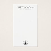 Queen Bee Earring Jewelry Visning Card