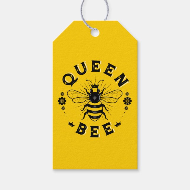 Queen Bee/Gift Märkre Presentetikett (Framsidan)