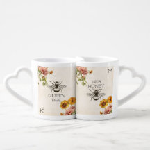 Queen Bee Her Honungsbee par Mug
