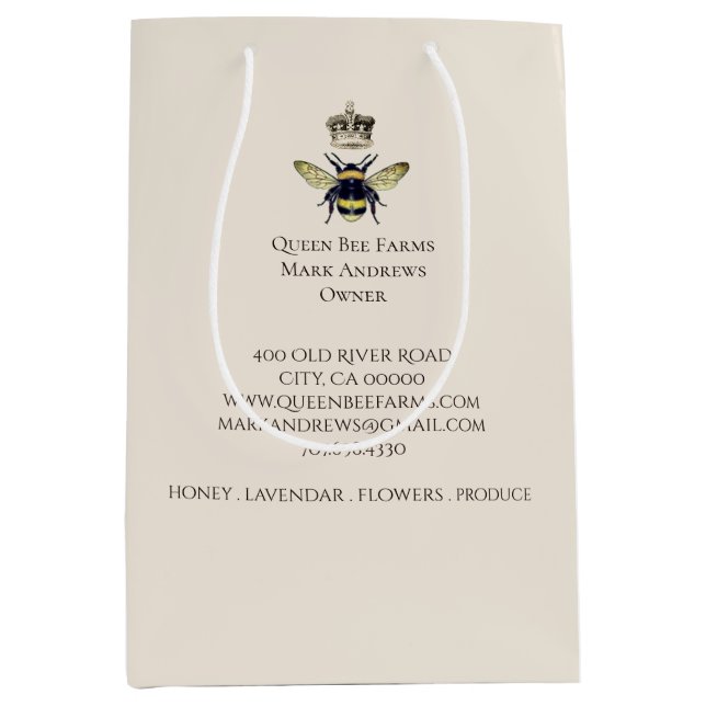 Queen Bee Honungsodling och produkter (Framsidan)