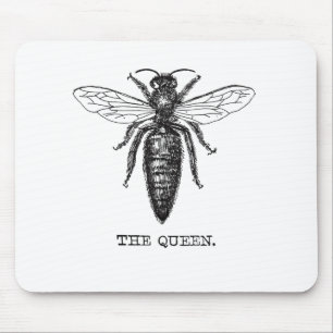 Queen Bee Illustration Classic Teckning Musmatta