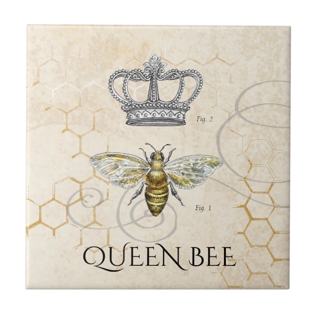 Queen Bee Kakelplatta (Framsidan)