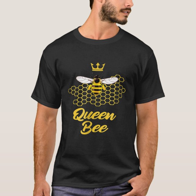Queen Bee Krona - BeeKeeper - Woman T Shirt (Framsida)
