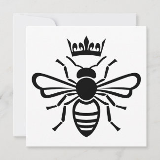 Queen Bee Krona Inbjudningar