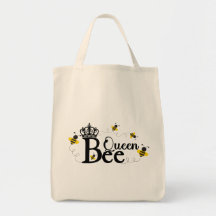 Queen Bee Livsmedel Tote, honey Bee, Humla