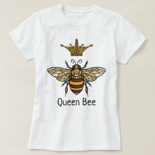 Queen Bee med Finare Krona T-Shirt
