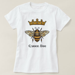 Queen Bee med Krona T Shirt