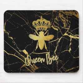 QUEEN BEE modern Mouse Pad Guld & Black bestseller Musmatta