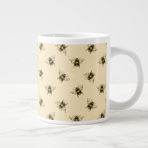 Queen Bee Mönster Jumbo Mugg