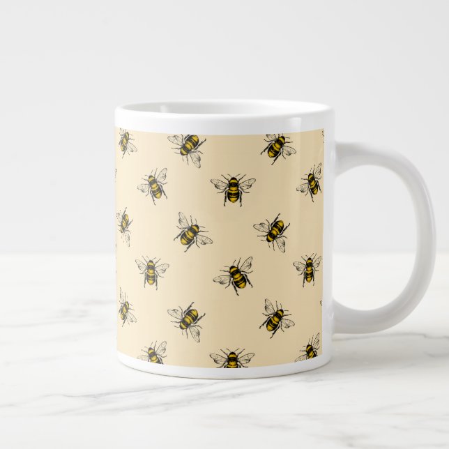 Queen Bee Mönster Jumbo Mugg (Höger)