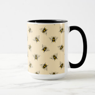 Queen Bee Mönster Mugg